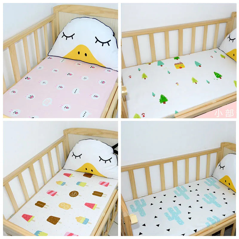 Baby Cot Bed Sheets 140x70cm