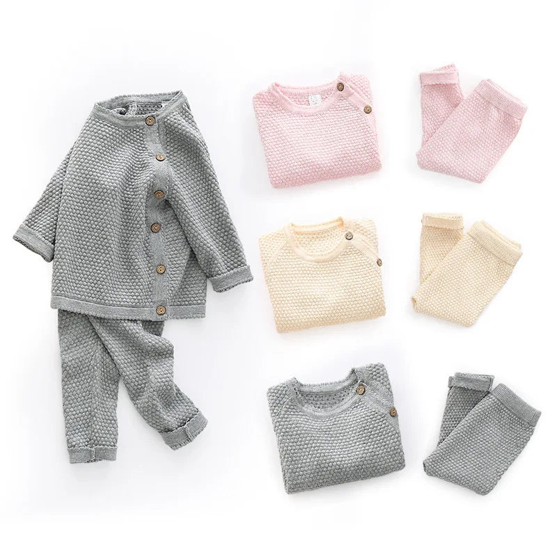 Baby Knitted Outfit 2pcs Set