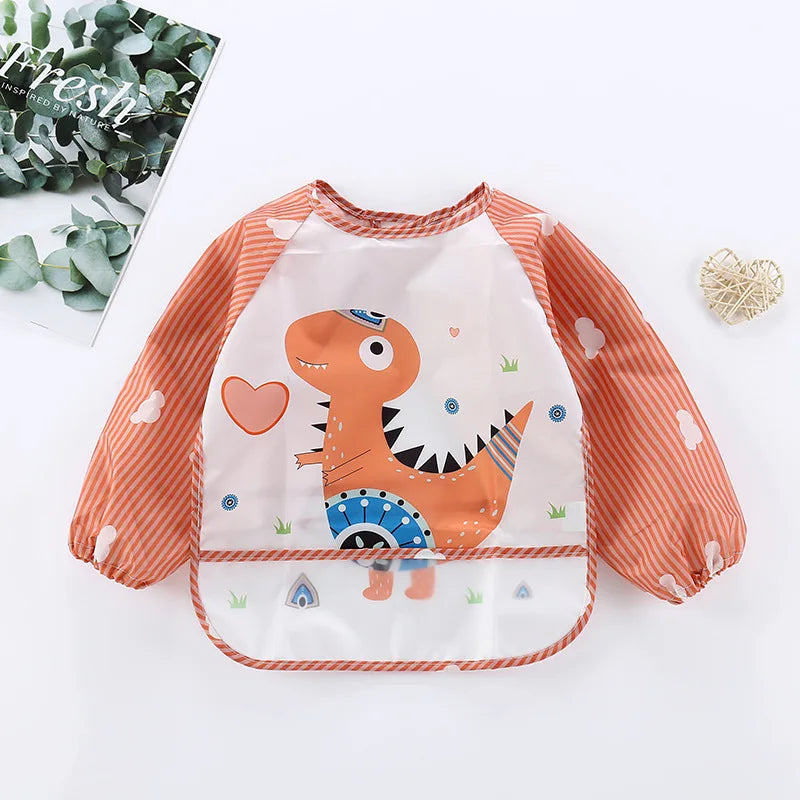 Waterproof Baby Bib with Pocket (0–3Y)