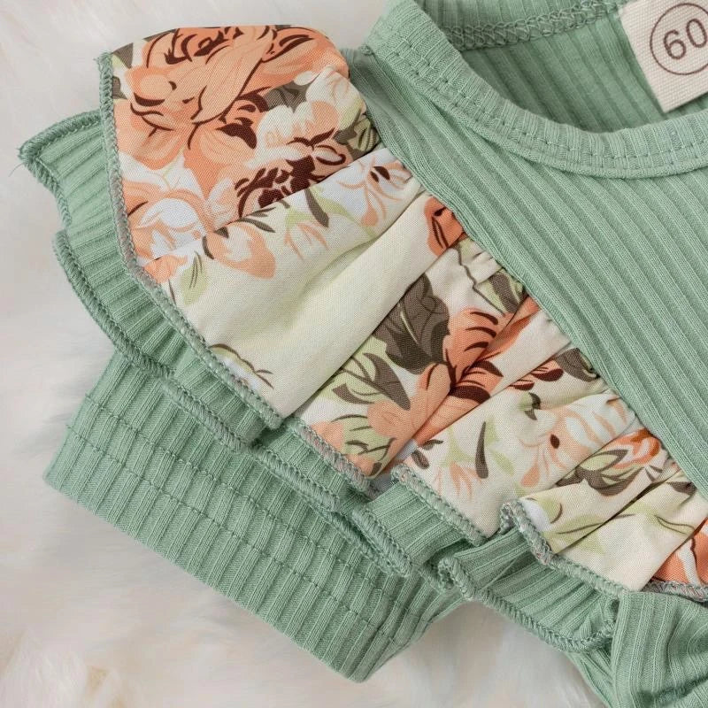 Baby Girl Cotton Dress With Bowknot