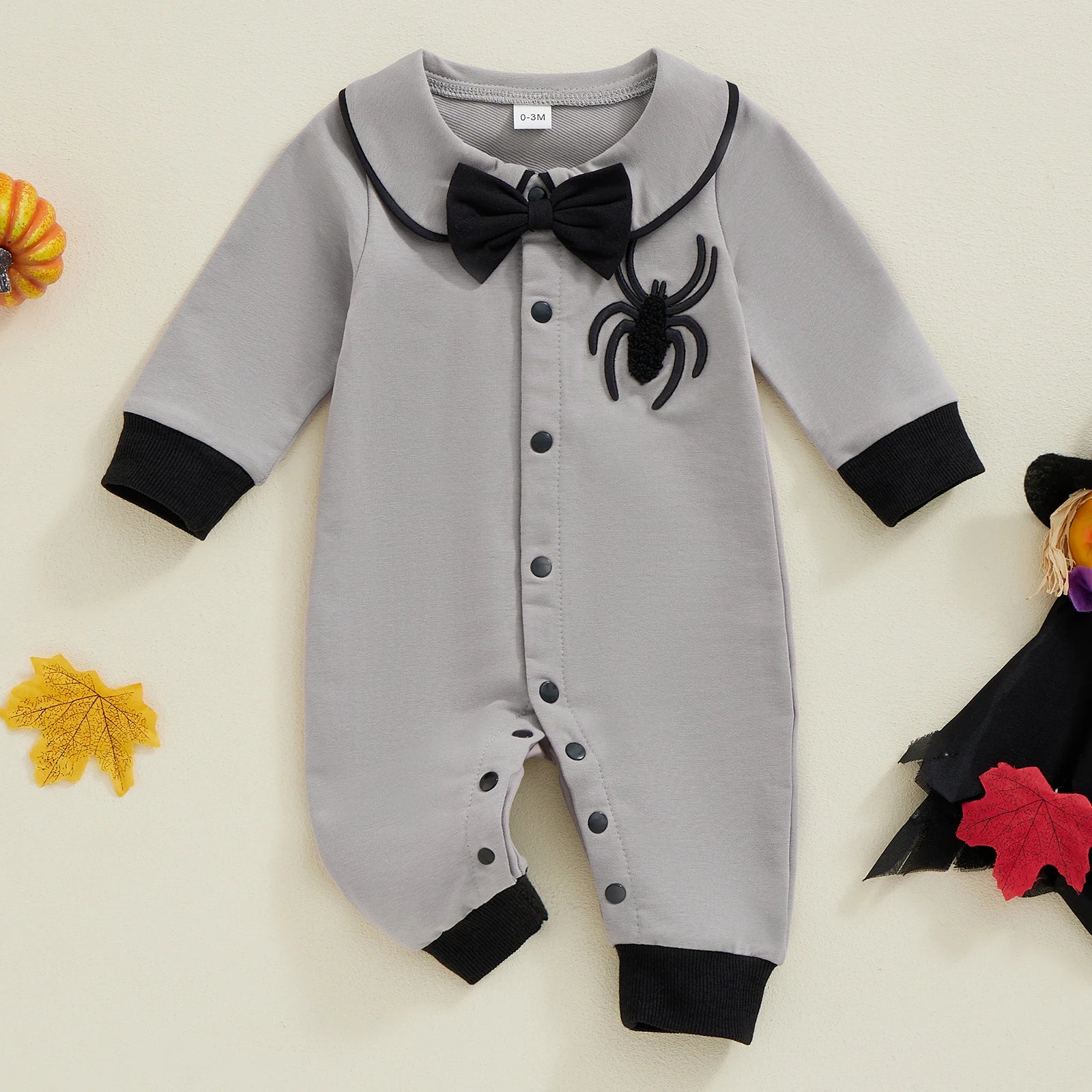 Baby Boy Halloween Romper Long Sleeve