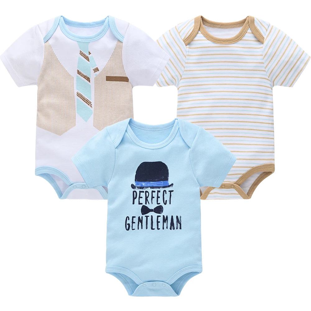 Baby Short Sleeve Bodysuit 100%Cotton