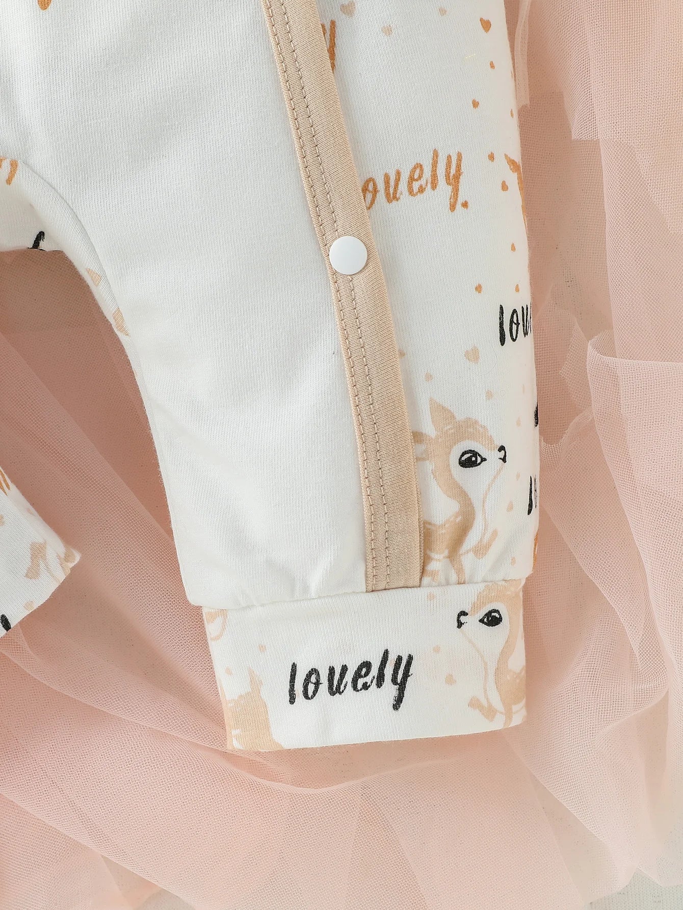 Baby Girls Long Sleeve Jumpsuit+Bib+Gloves+Hat
