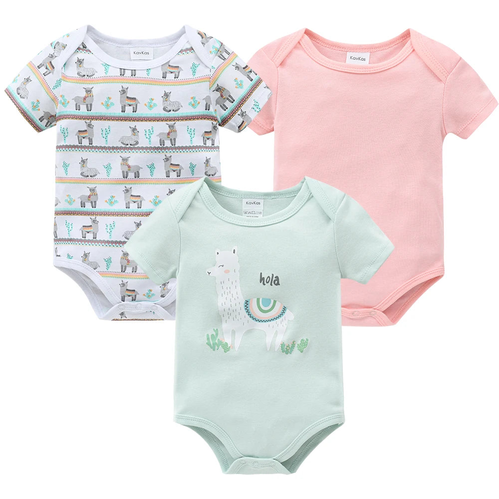 Baby Short Sleeve Bodysuit 100%Cotton