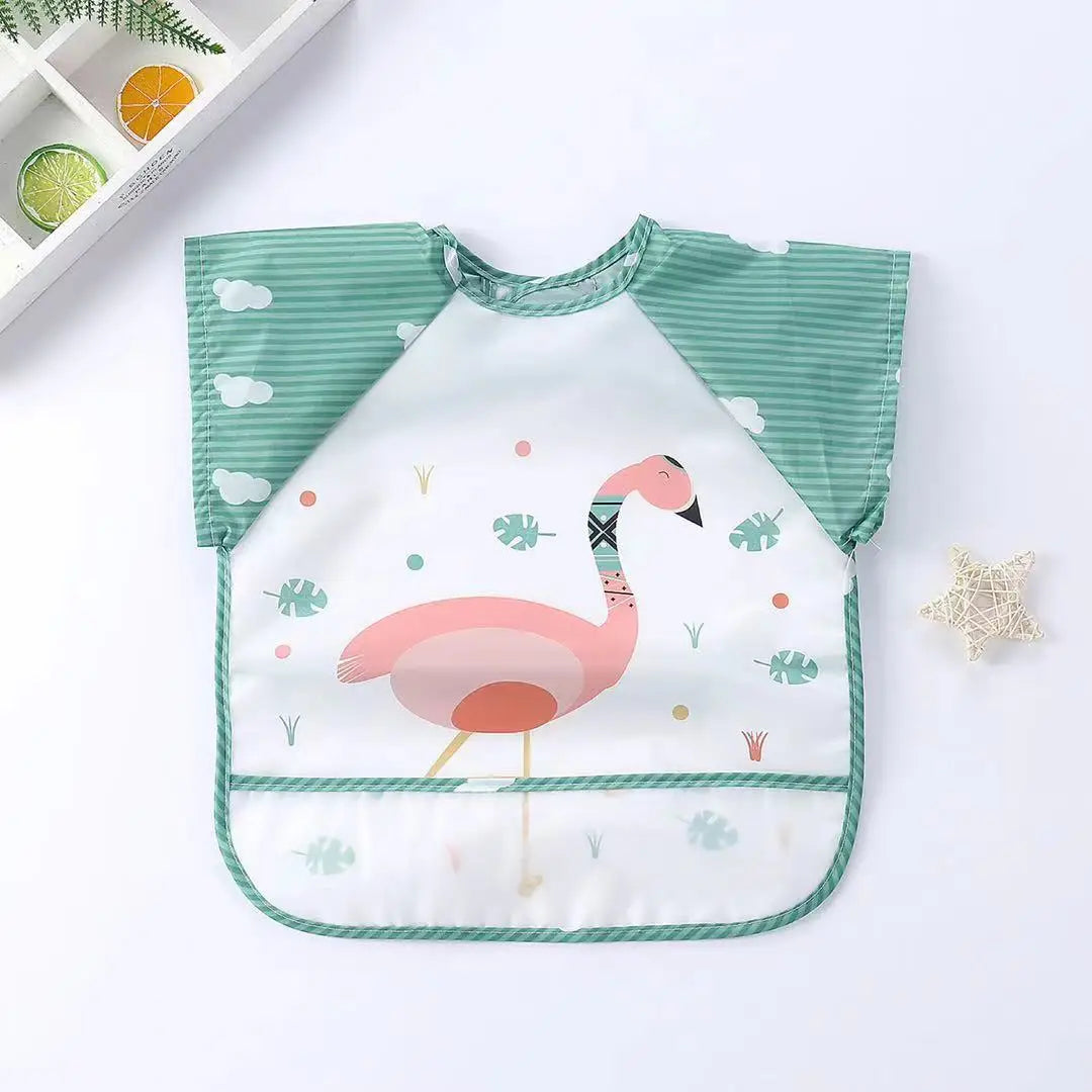 Waterproof Baby Bib with Pocket (0–3Y)