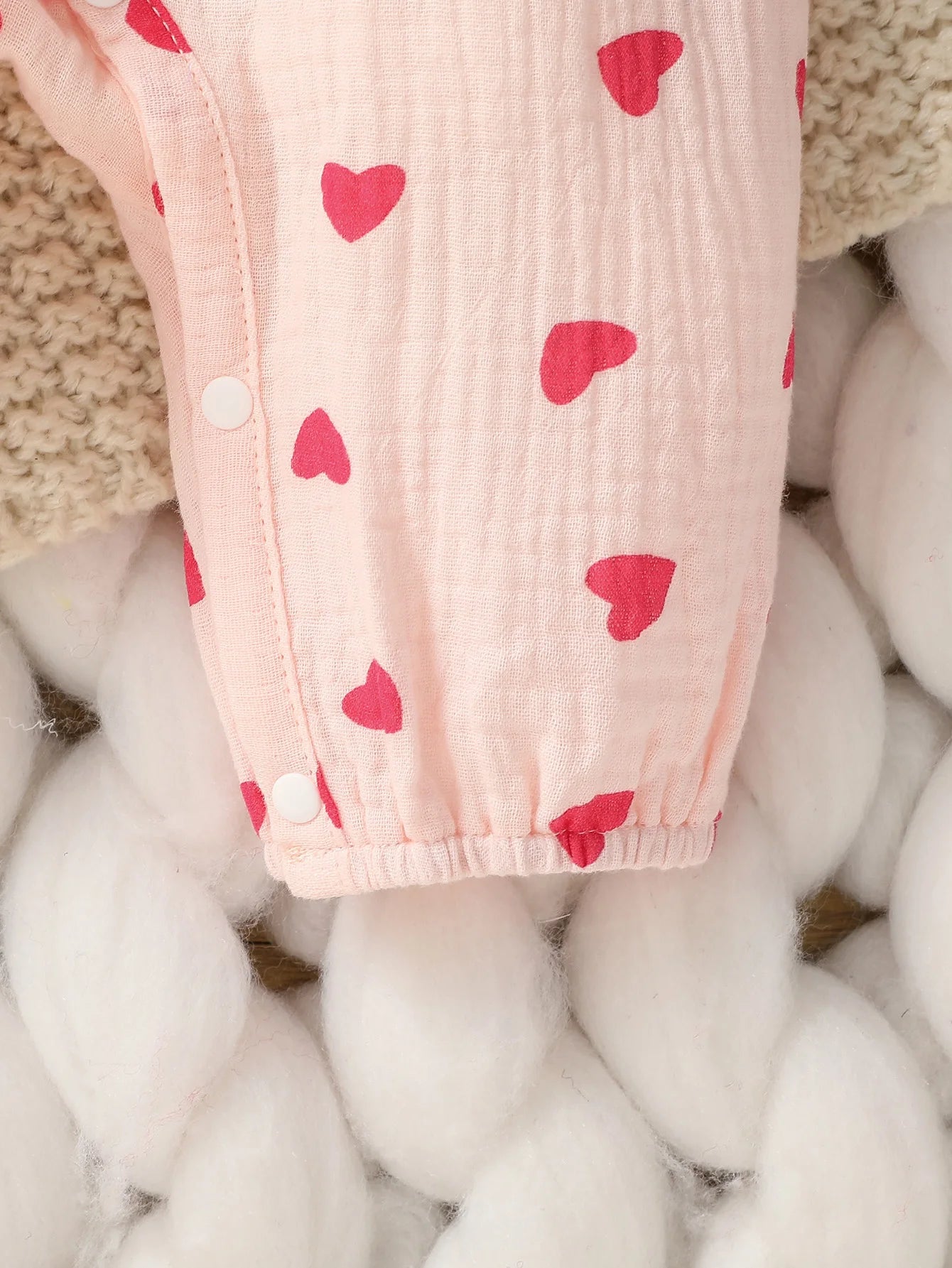 Baby Girl Long Sleeve Print Floral Jumpsuit