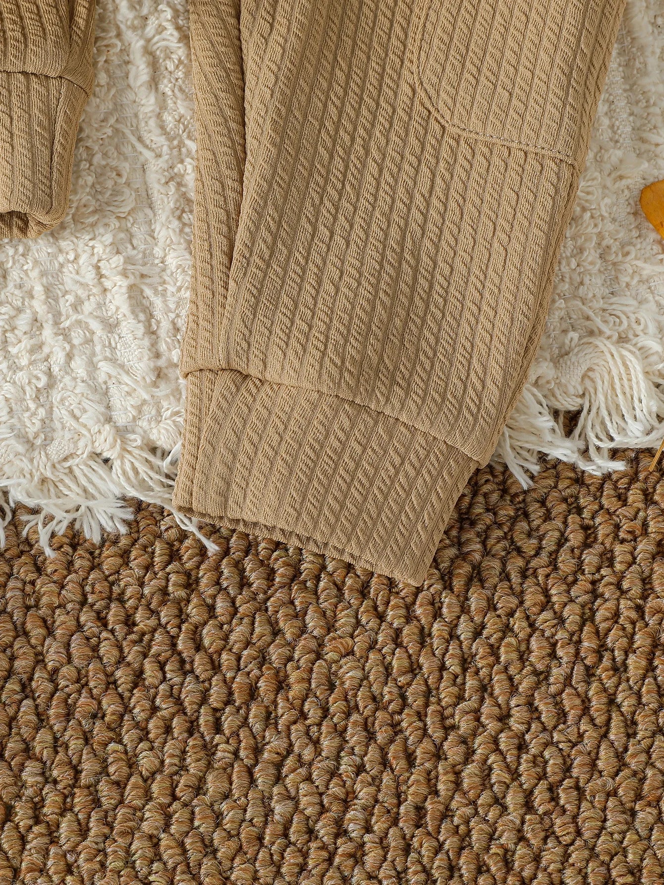 Baby Cute Long Sleeve Top With Bear +Button Jumpsuit