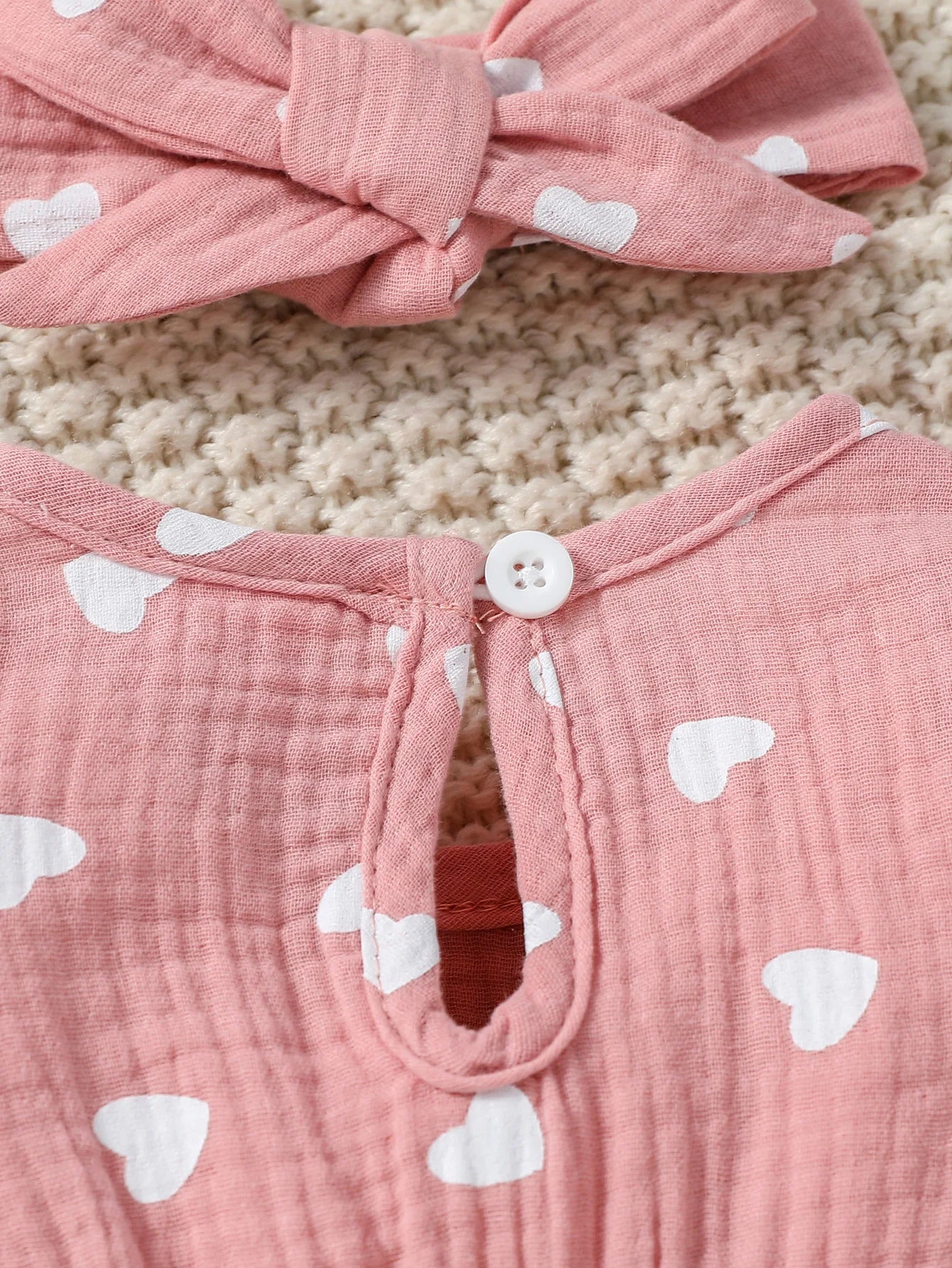 Baby Girl Long Sleeve Print Floral Jumpsuit