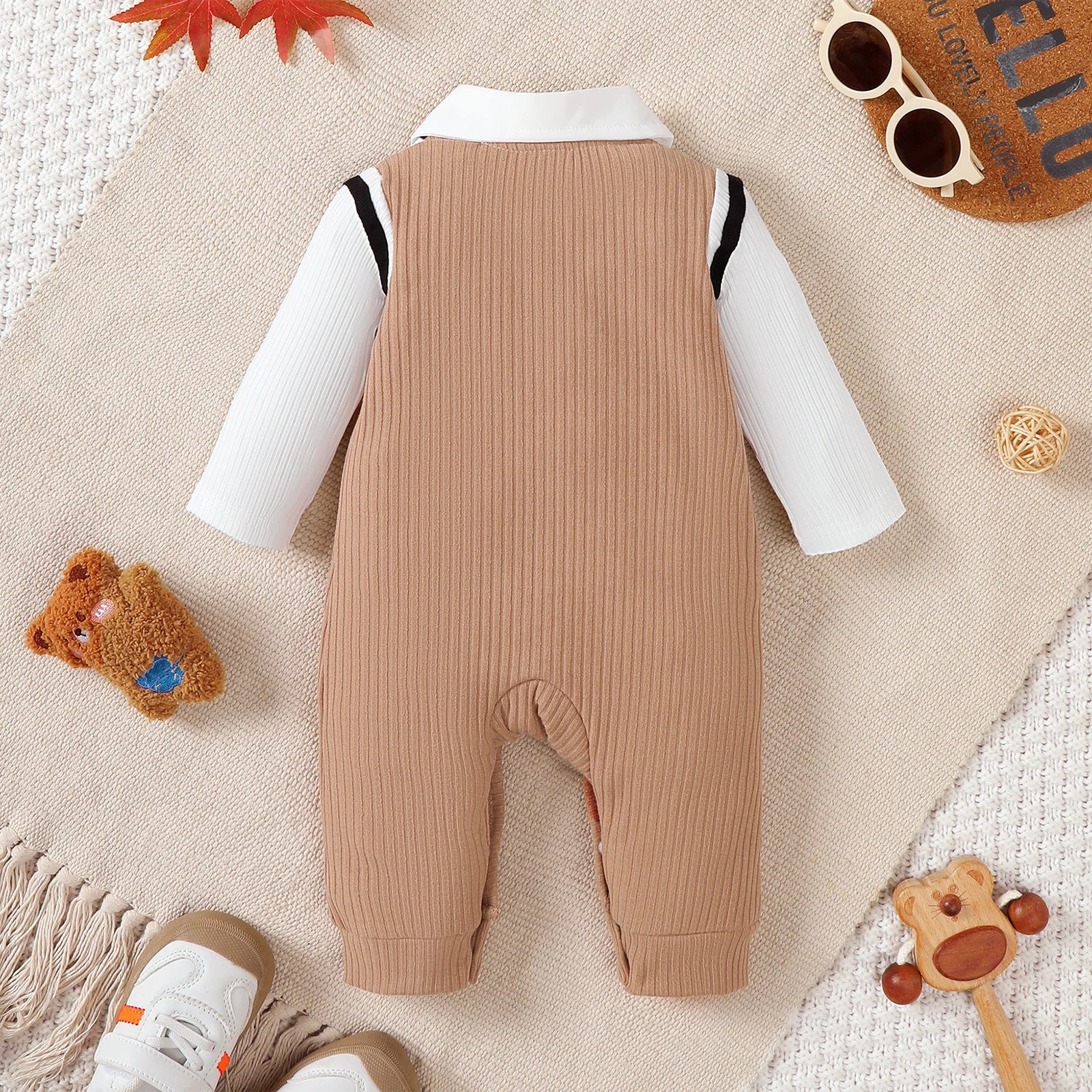 Baby Gentleman Jumpsuit Long Sleeves