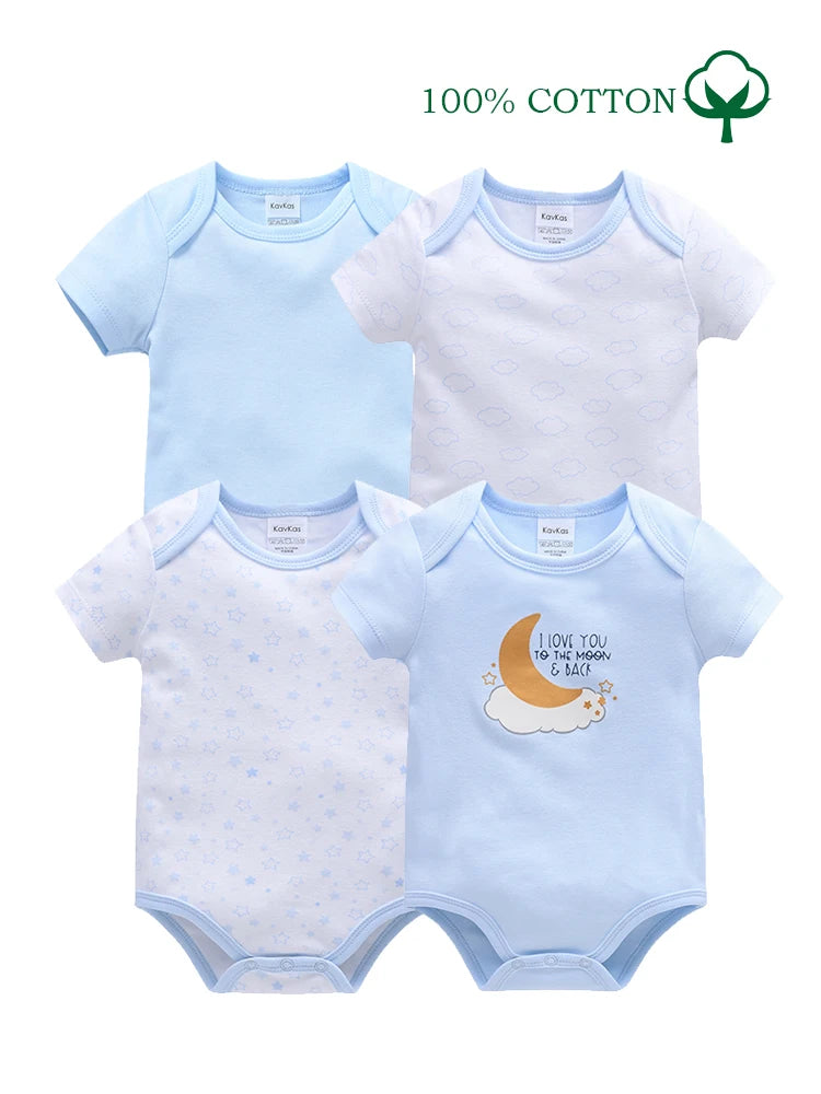 Baby Short Sleeve Bodysuit 100%Cotton