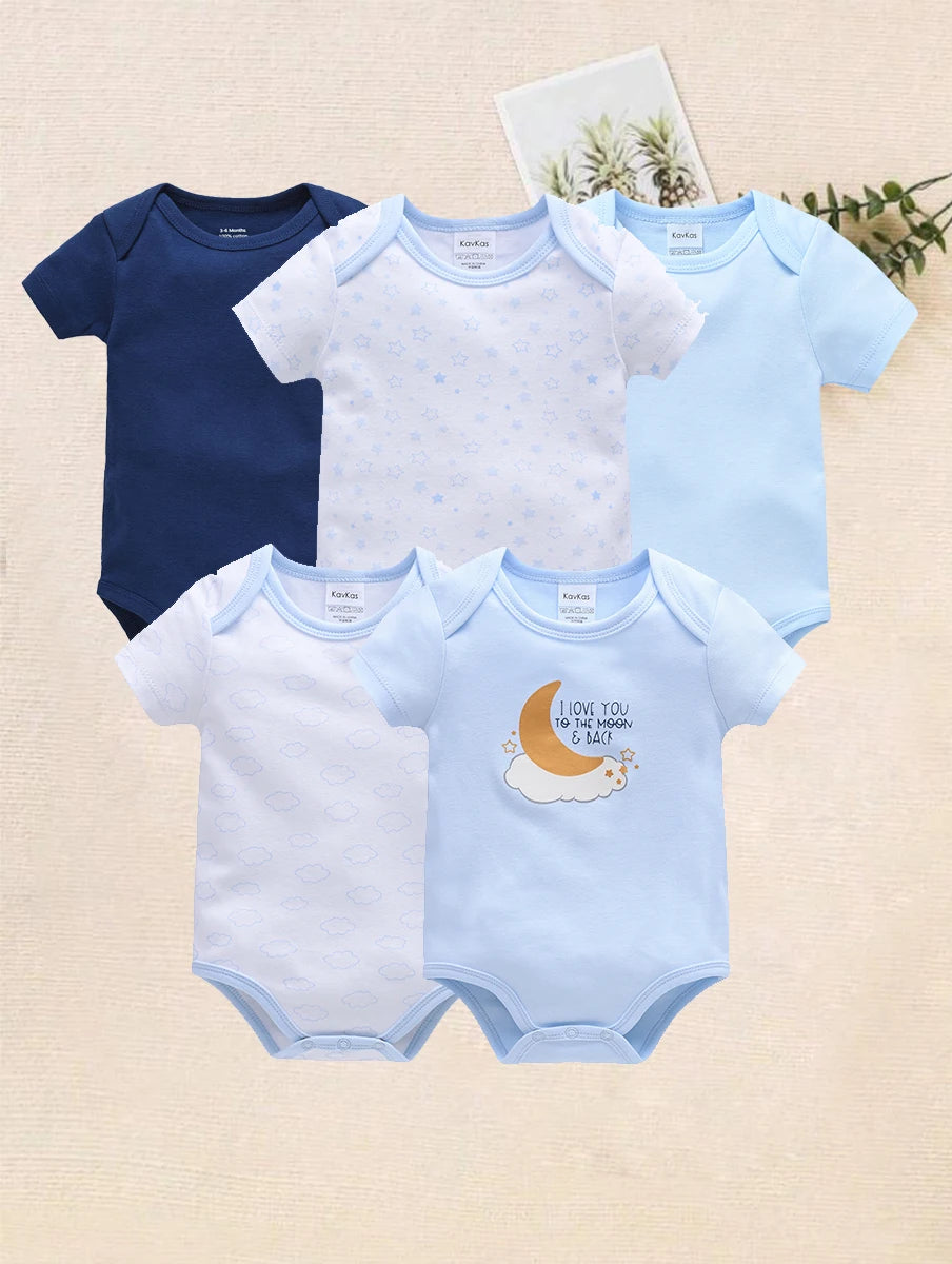 Baby Short Sleeve Bodysuit 100%Cotton