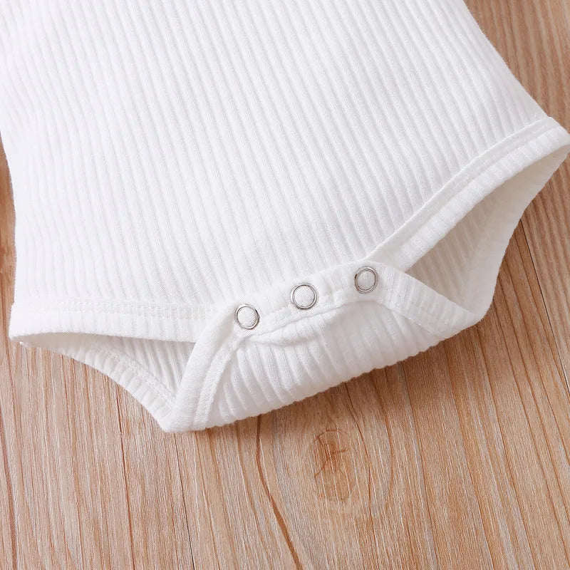 Baby Girl Bodysuit Set Long Sleeve Jumpsuits