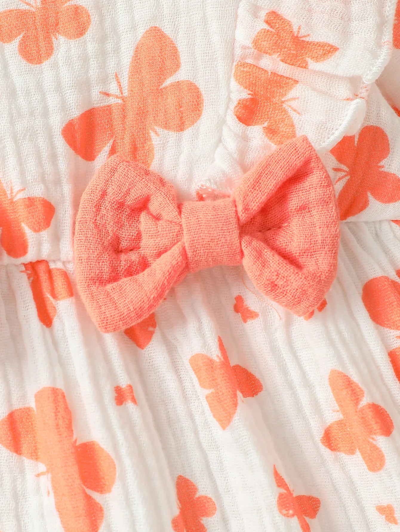 Baby Girl Long Sleeve Print Floral Jumpsuit