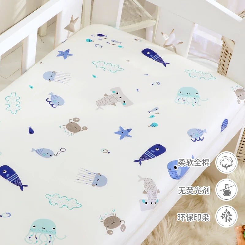 Baby Cot Bed Sheets 140x70cm