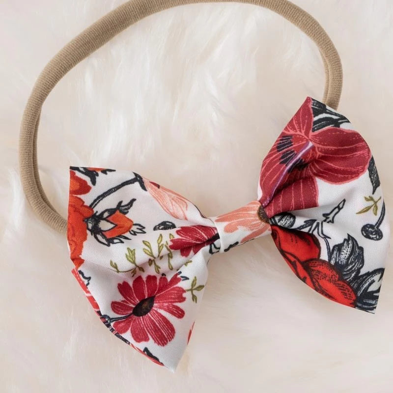 Baby Girl Cotton Dress With Bowknot