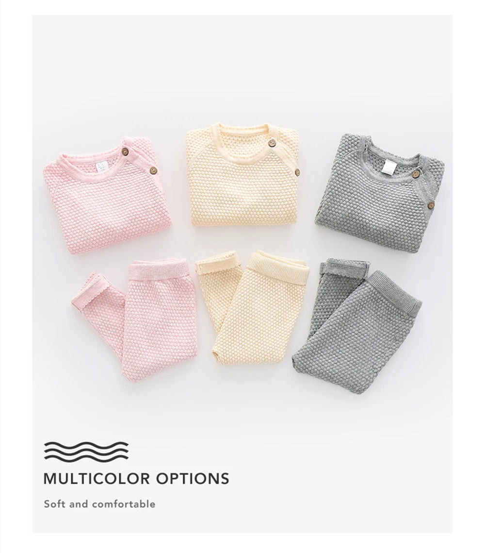 Baby Knitted Outfit 2pcs Set