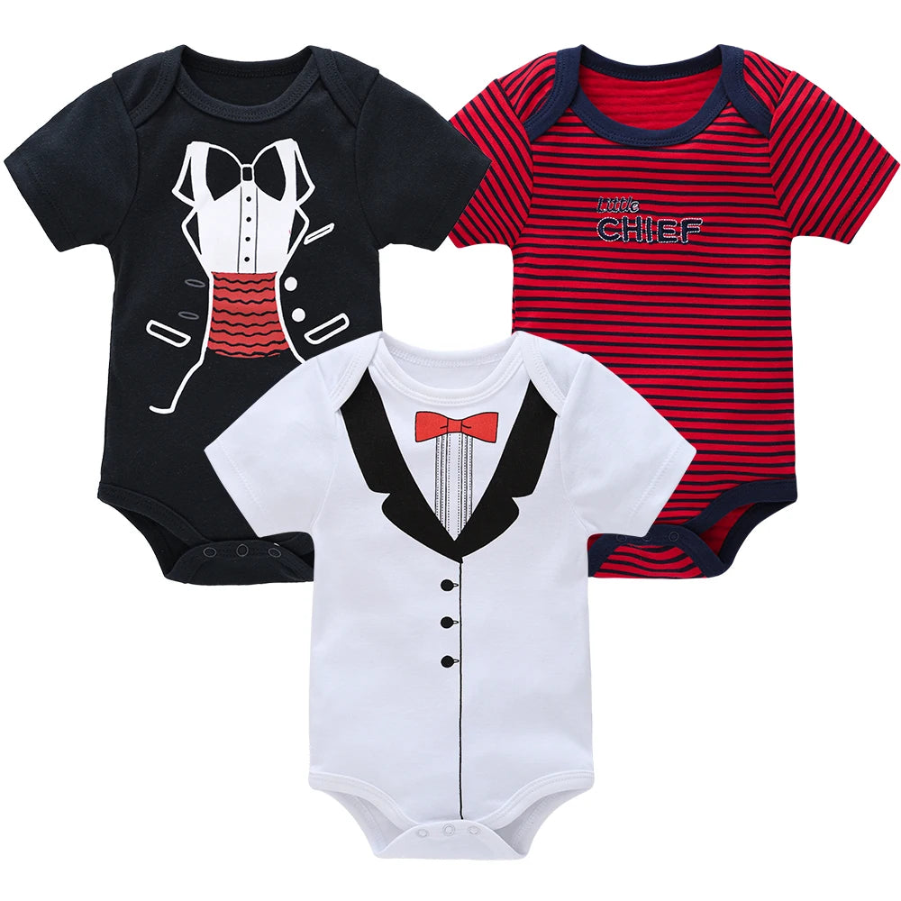 Baby Short Sleeve Bodysuit 100%Cotton