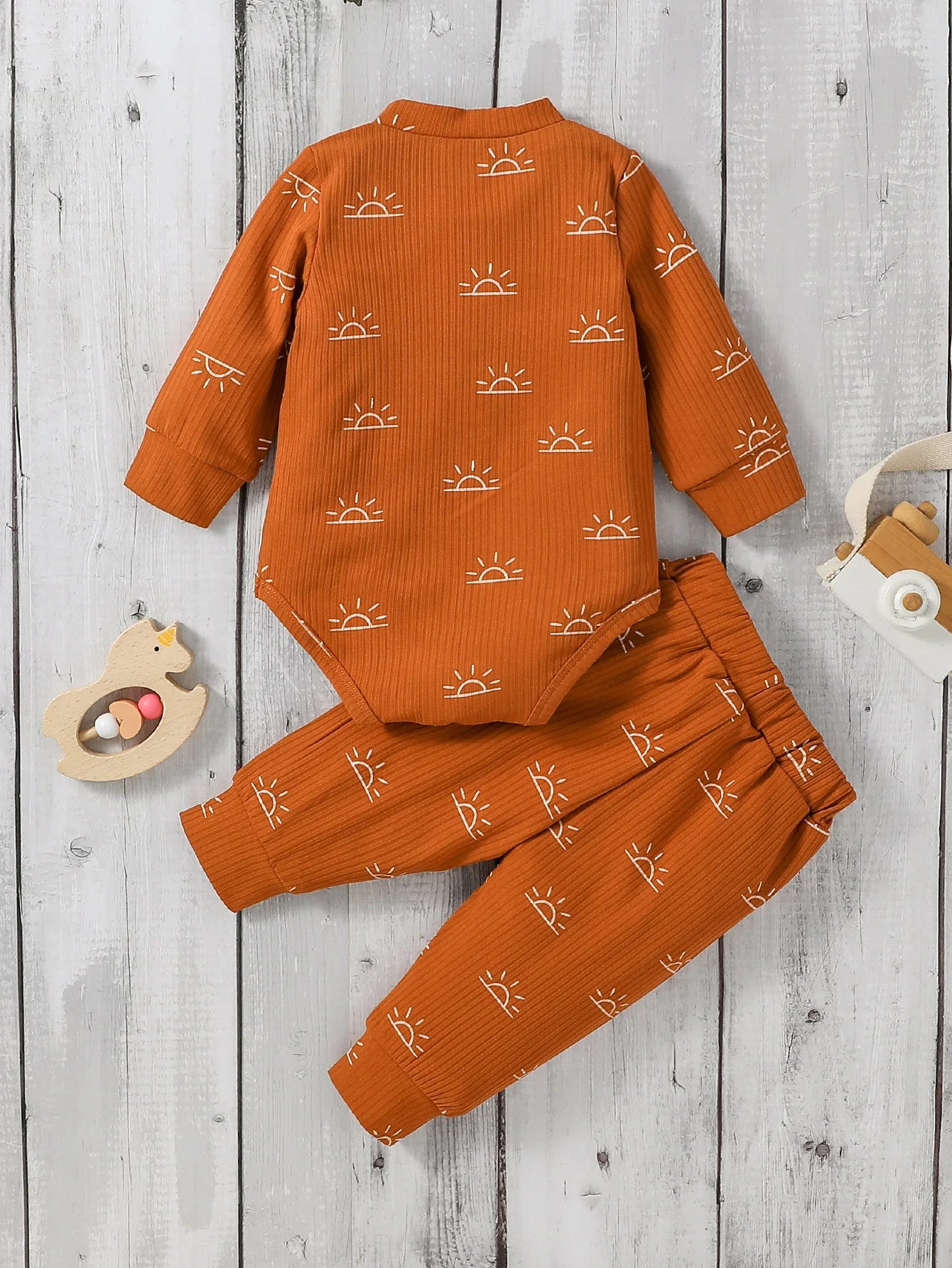 Baby Long Sleeve Jumpsuit & Trousers
