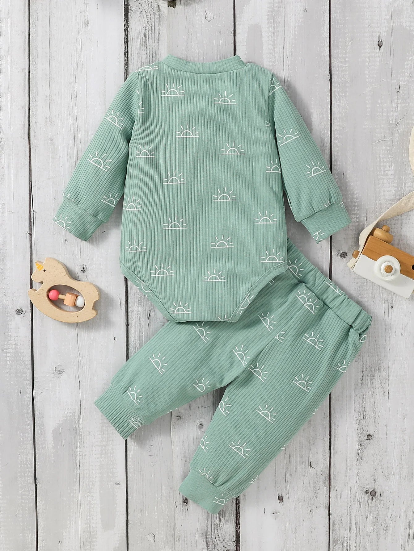 Baby Long Sleeve Jumpsuit & Trousers