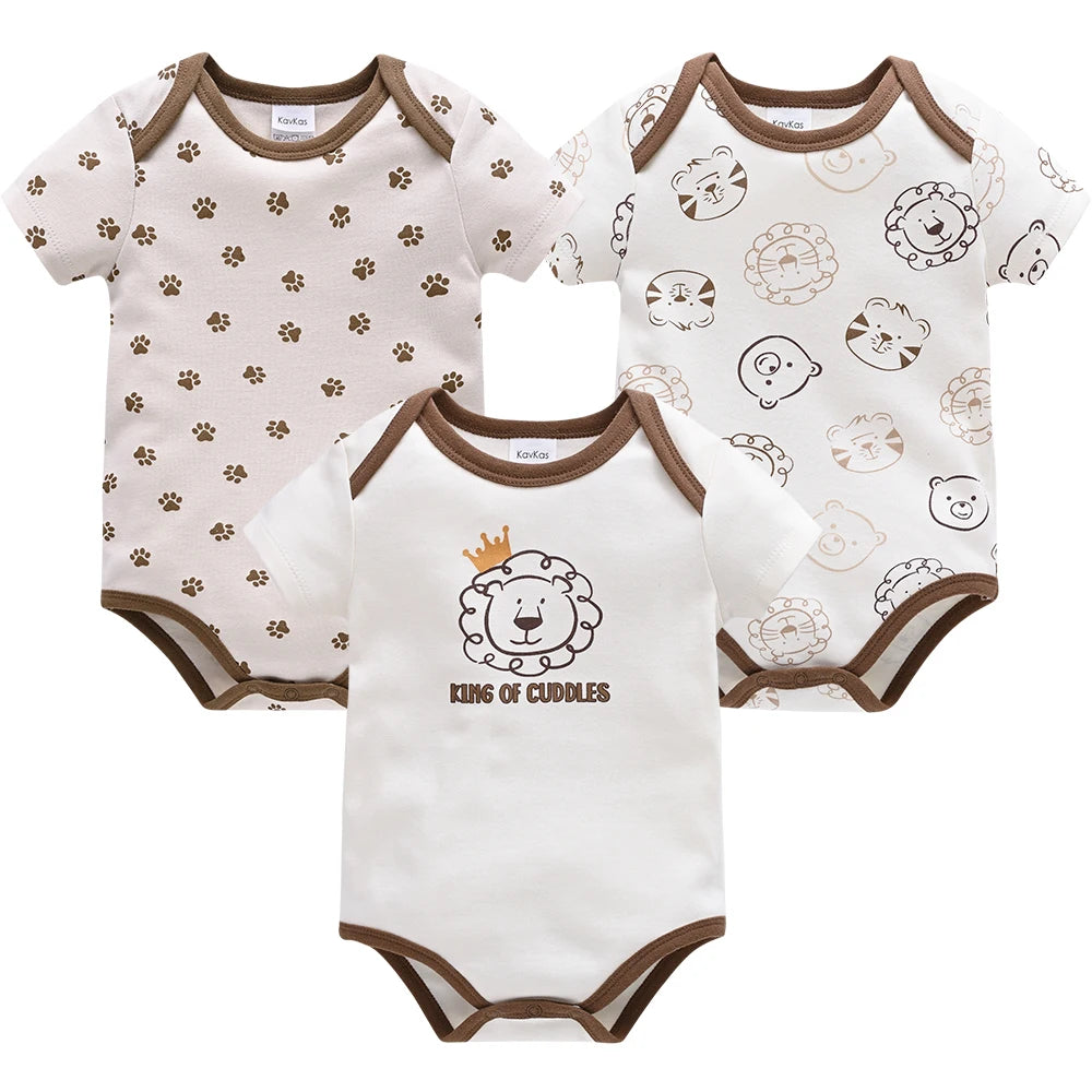 Baby Short Sleeve Bodysuit 100%Cotton