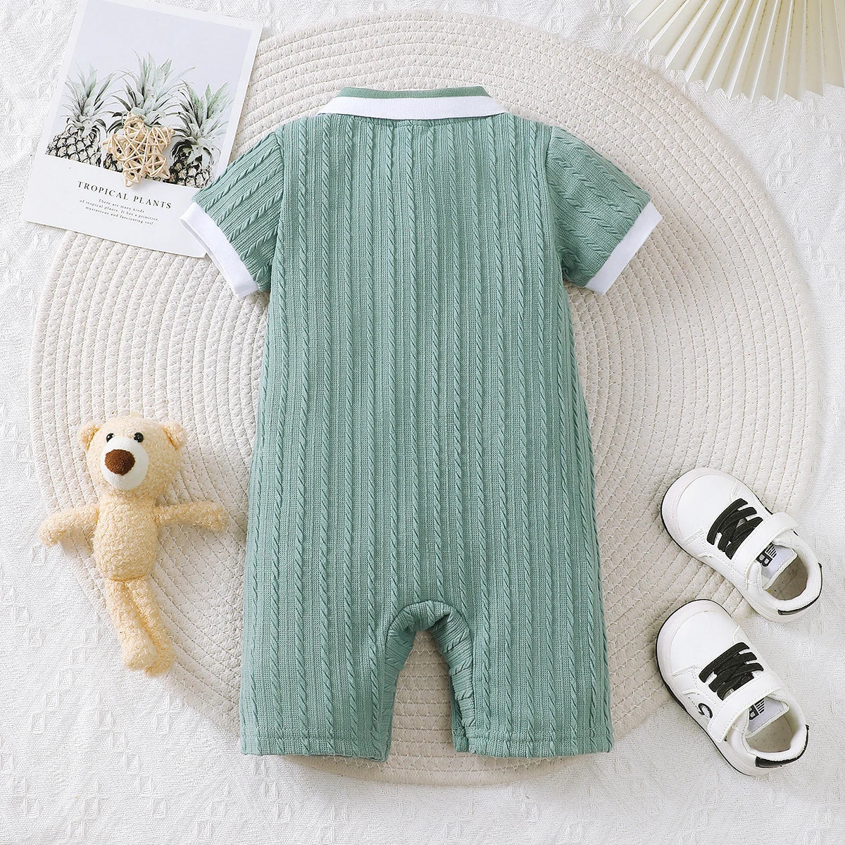 Baby Short Sleeved Jumpsuit