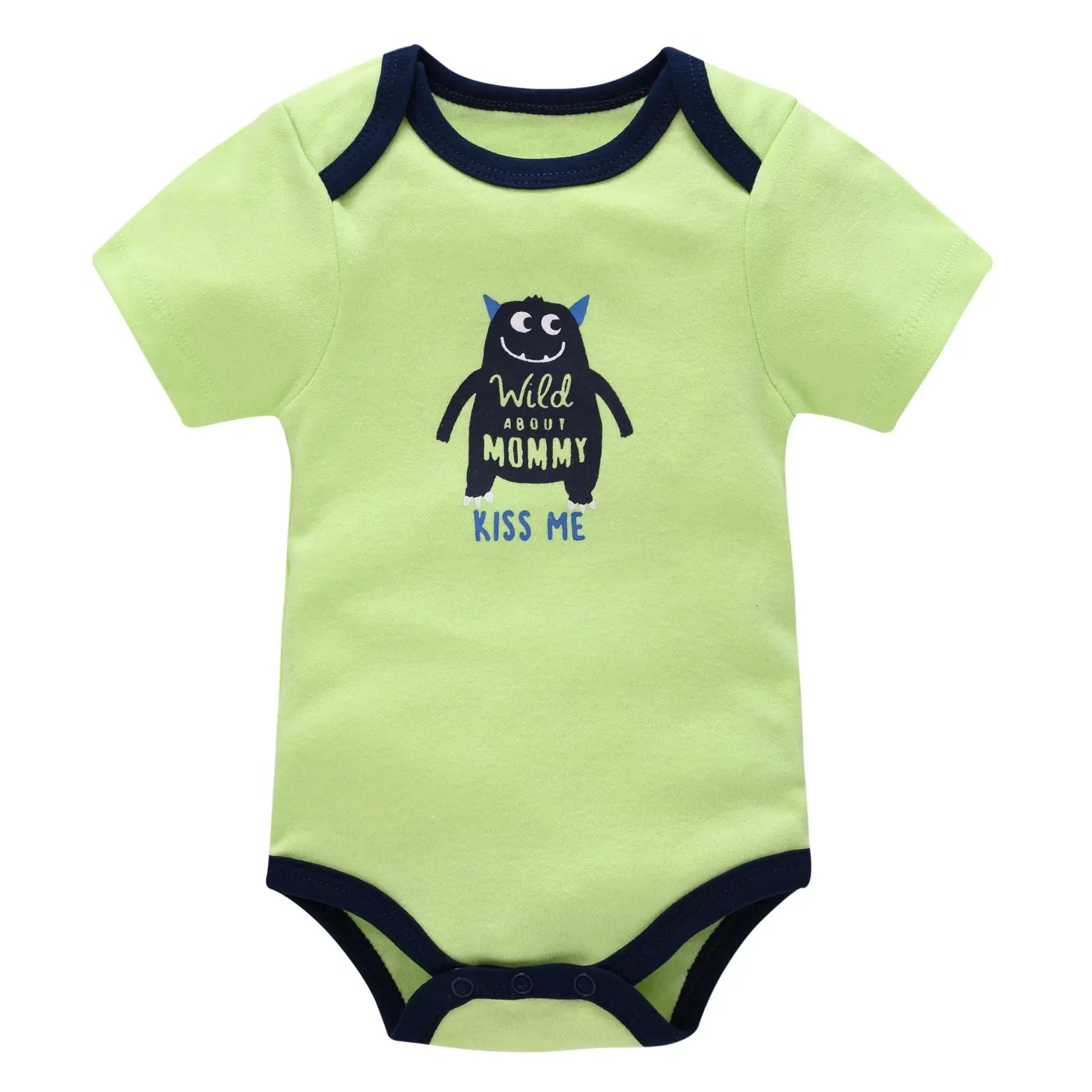 Baby Short Sleeve Bodysuit 100%Cotton