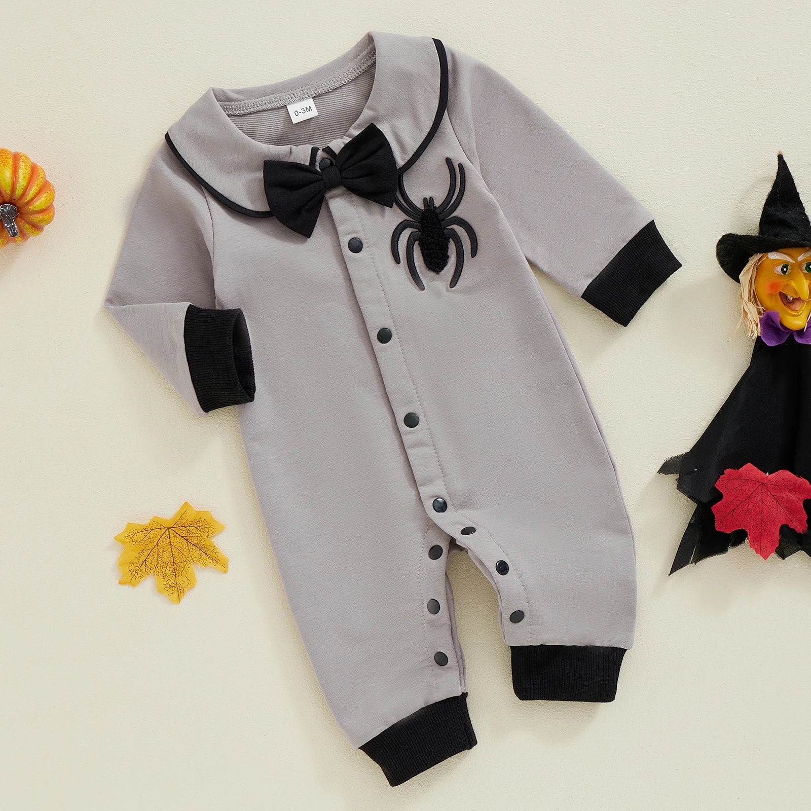 Baby Boy Halloween Romper Long Sleeve